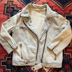Gap biker denim jacket - XS
